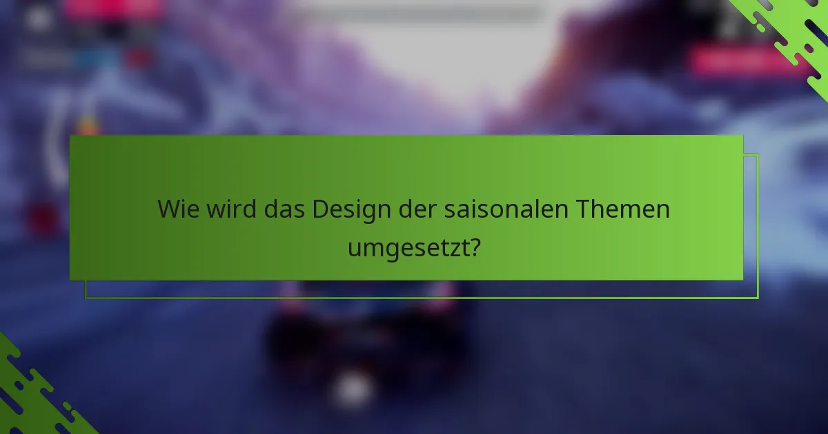 Wie wird das Design der saisonalen Themen umgesetzt?